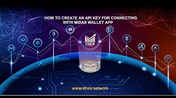 Create an API key for connecting with Midas wallet app