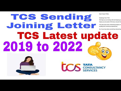 TCS Sending Joining Letters 2022|| New Latest update TCS Sending Joining Letters 2019 to 2022