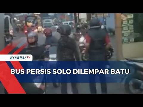 Usai Laga Lawan Persita Tangerang, Bus Persis Solo Dilempari Batu