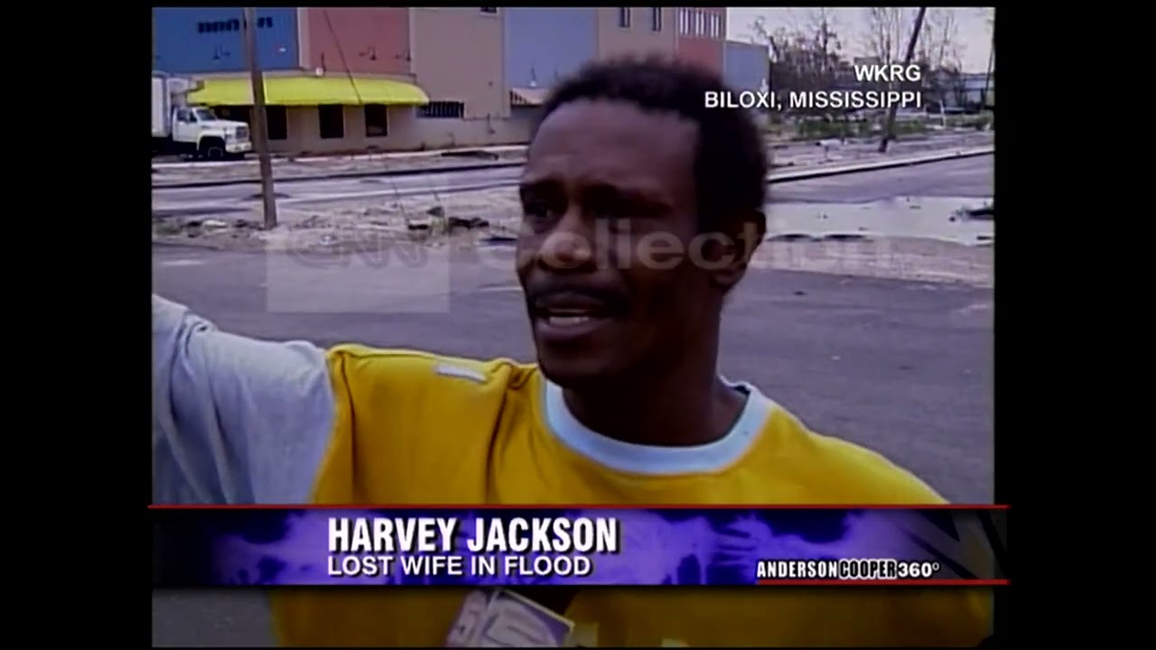Anderson Cooper covers Hurricane Katrina aftermath