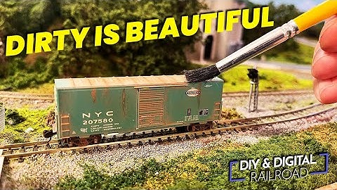Quick and Easy Model Railroad Weathering