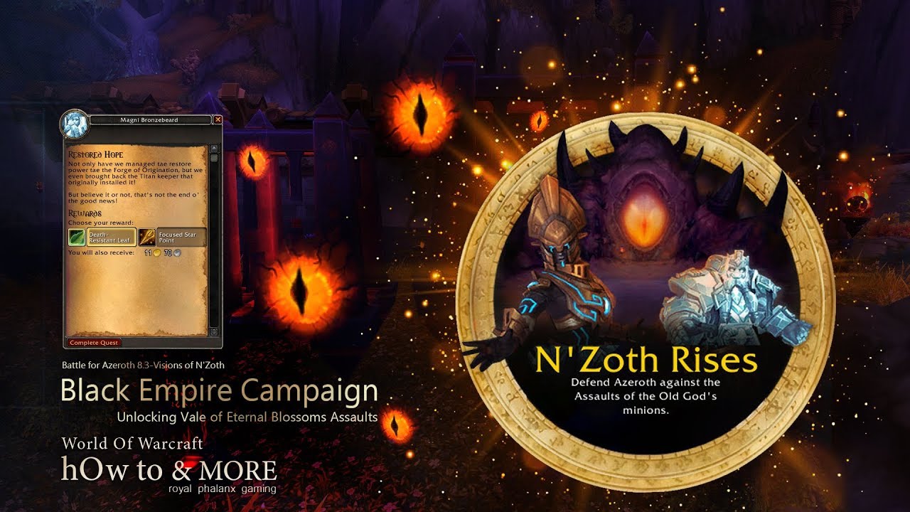 Visions of N'Zoth-Black Empire Campaign-Unlocking Vale of Eternal Blossoms Assaults-Part-03