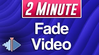 Kdenlive : How to Fade In and Out Video