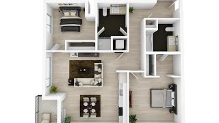 2x2: Floorplan B