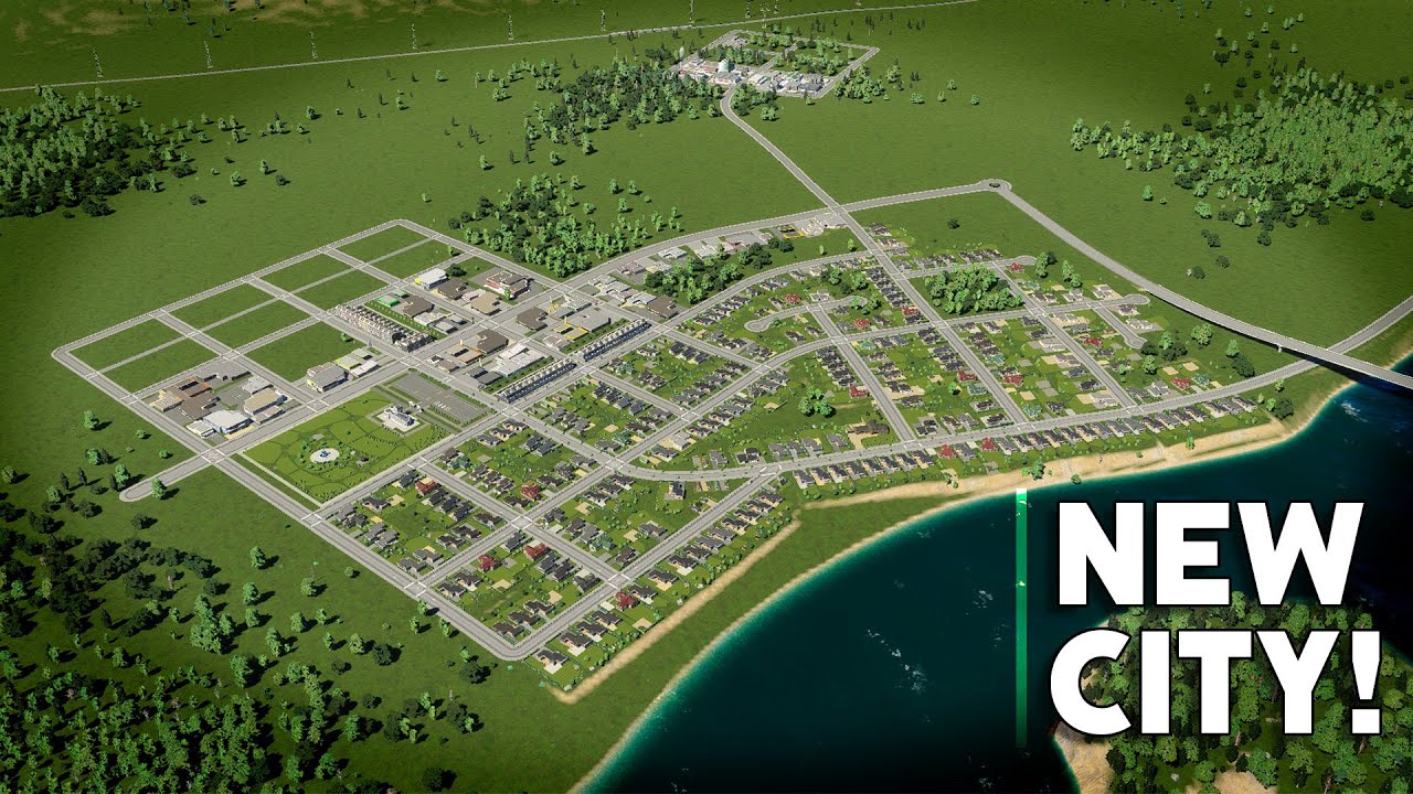 Starting a New City in Cities Skylines II | Cities: Skylines 2 - YouTube