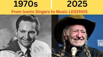 50+ Most Iconic Male Singers of the 1970s Then and Now