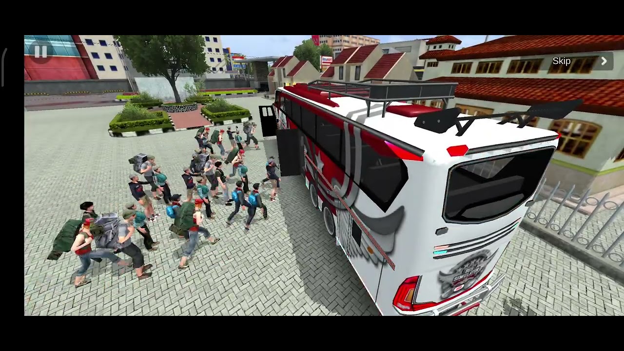 Bus simulator Indonesia mein gear transmission and driving
