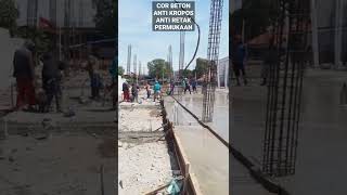 Cara kuli bangunan cor beton anti keropos || Pengecoran beton readymix dengan concrete pump