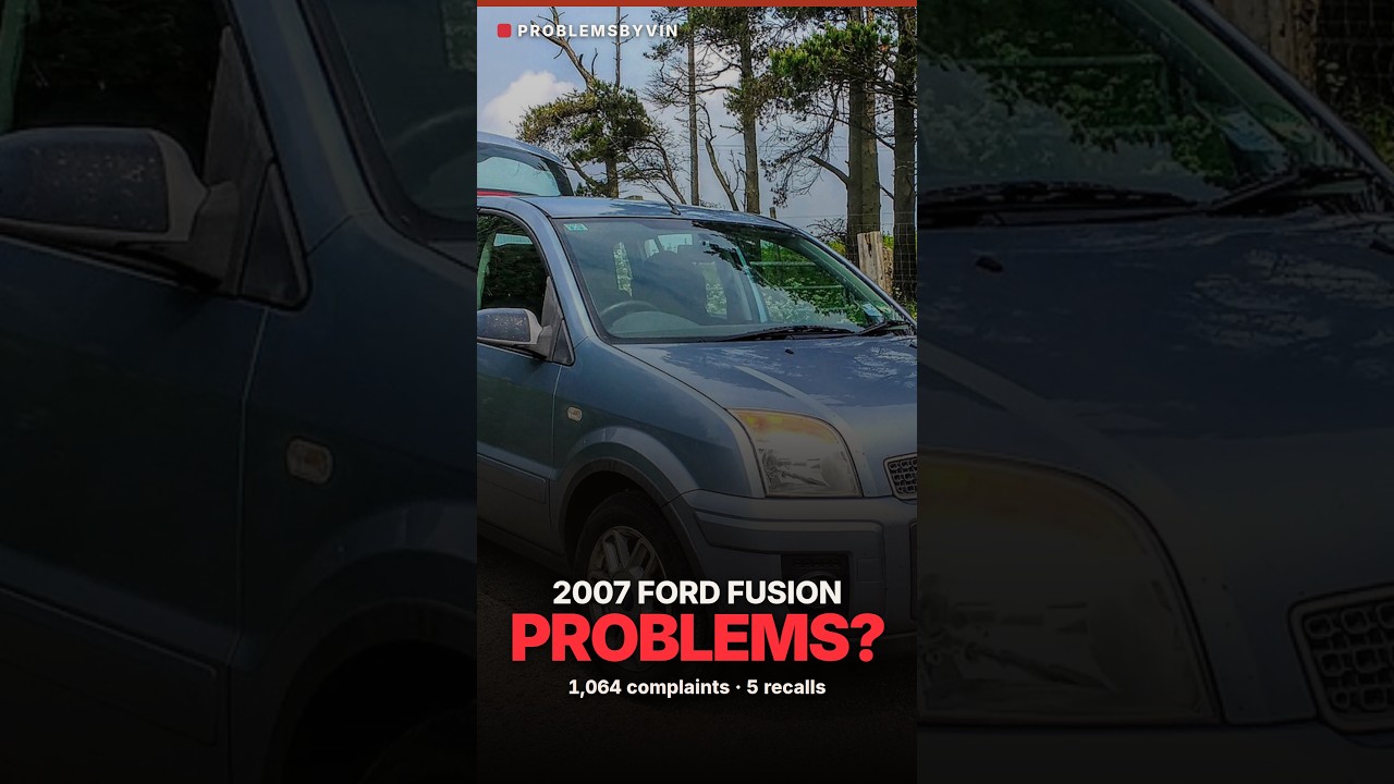 2007 Ford Fusion problems — video thumbnail