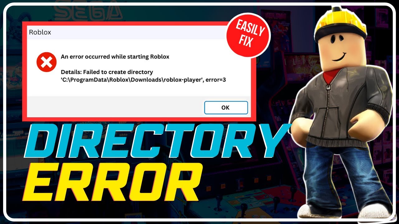 Installing Error : An error occurred while starting Roblox Studio, Details:  Failed to create directory, error = 3 - Platform Usage Support - Developer  Forum