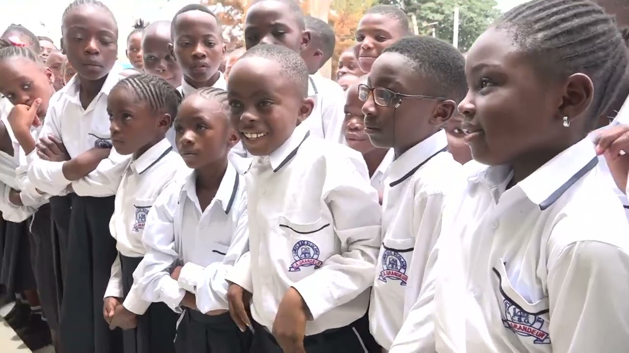 KOLWEZI CS LA GRANDEUR EN VISITE A LA COMMUNE