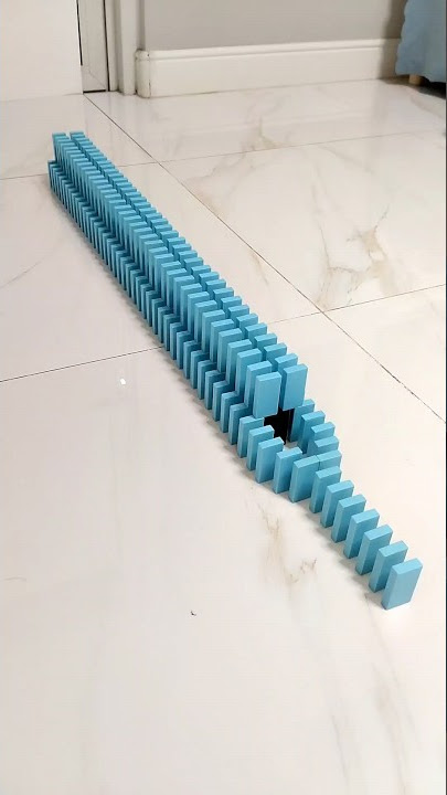 3 most satisfying domino tricks #domino #h5dominocommunity #satisfying #viral #asmr #effect #domino