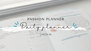 Plan With Me *** Passion Planner Daily Planner *** Planner Check-In