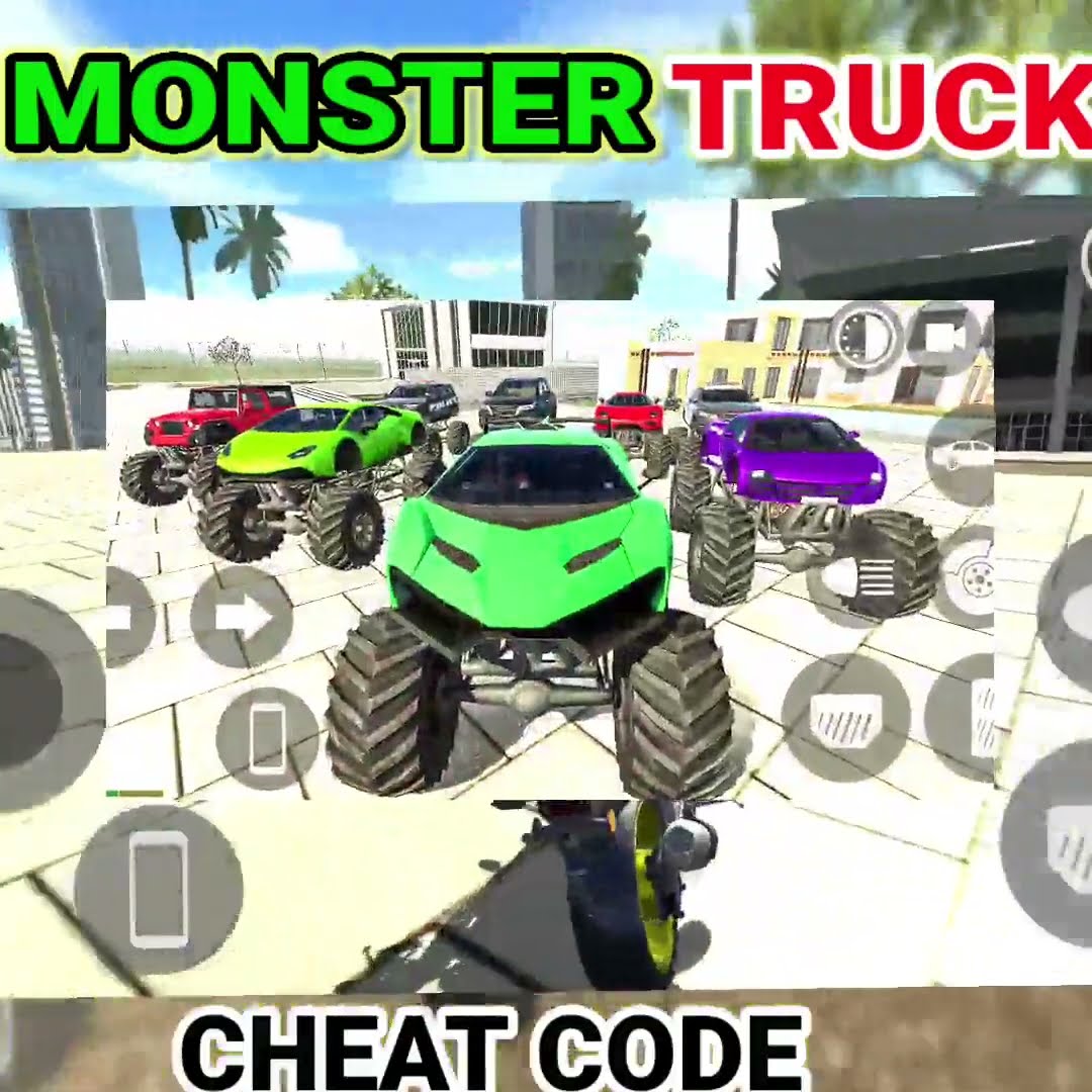 New Monster Truck Update ? | Indian Bike Driving 3d Monster Truck Code #shorts #indianbikedriving3d