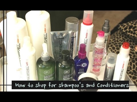 Shopping for Shampoo's & Conditioner's for your hair type