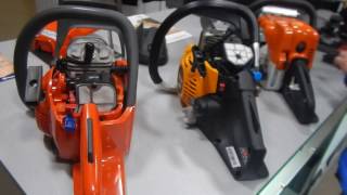 видео РАЗУМНЫЙ ОБЗОР  БЕНЗОПИЛ STIHL MS180 и HUSQVARNA 141