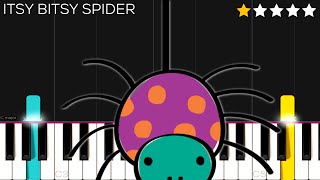 The Itsy Bitsy Spider | EASY Piano Tutorial