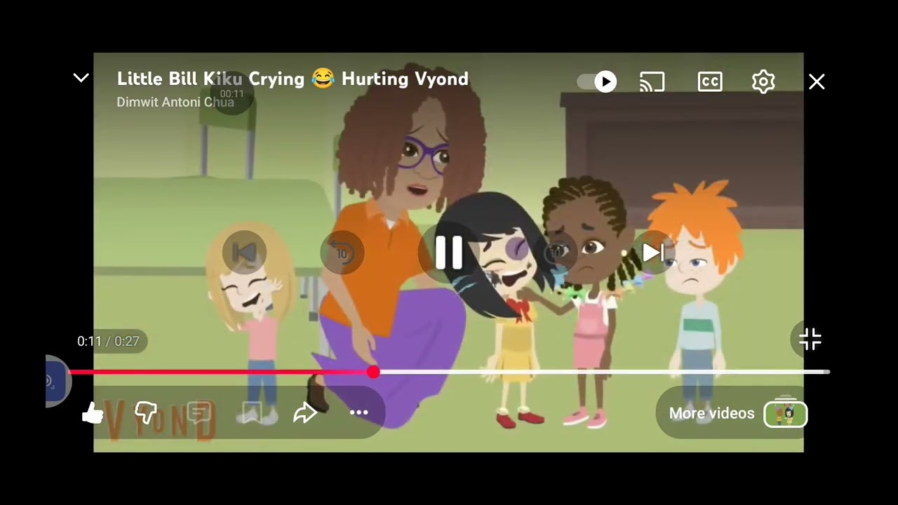 Little Bill Kiku Crying 😂 Hurting Vyond YouTube