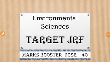 TARGET JRF | NTA NET JRF | environmental sciences | mind mapping| best lecture series for evs