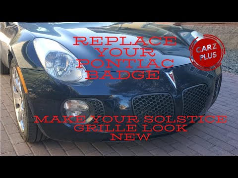 How to Replace the Pontiac Badge on a Solstice Grille – Replacing Pontiac Solstice Grille Emblem