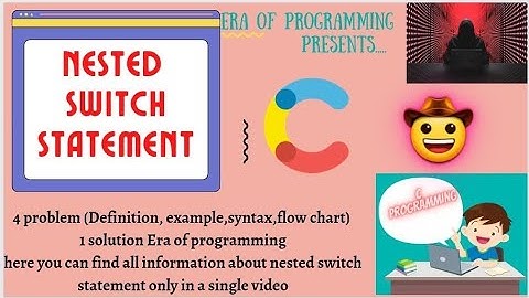 Nested Switch case Statement in C programming | Nested switch case | Nested switch example