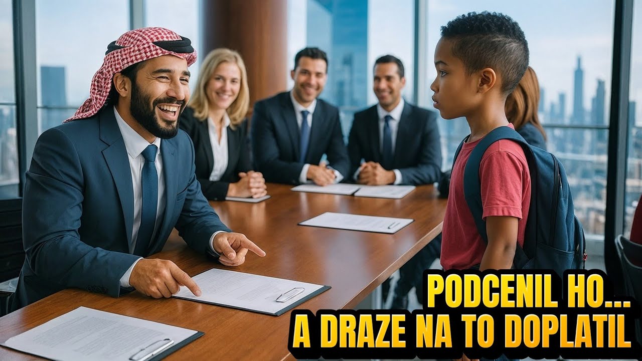 „MLUVÍM DEVÍTI JAZYKY,“ řekl syn černošské uklízečky… Arabský milionář se zasmál, ale pak zažil ŠOK