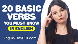 20 Basic Verbs You Must Know  Learn English Grammar
