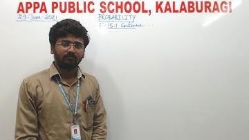 APS: GRADE-X: MATHEMATICS: PROBABILITY :PART-5: Mr. VAIBHAV MUTTIN  : 29-6-2021