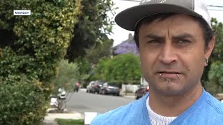 Man who claimed he was set on fire during 'hate-filled' attack allegedly assaulted pregnant woman