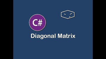 diagonal matrix in c#