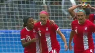 Coach Stone Reacts To Janine Beckie Goal In Olympics