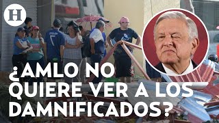 Reconstrucción de Acapulco | Damnificados de Guerrero intentan reunirse con AMLO y los retienen