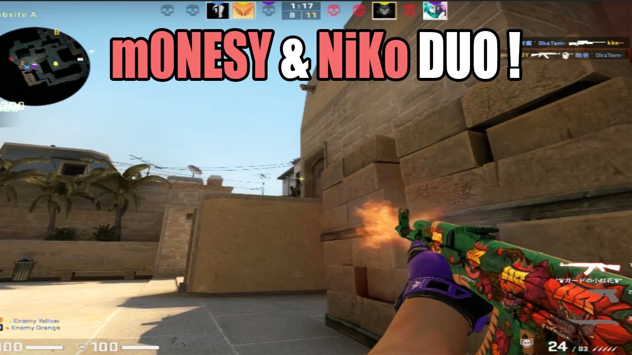 m0NESY PLAYS FACEIT WITH NiKo🔥(MIRAGE POV)