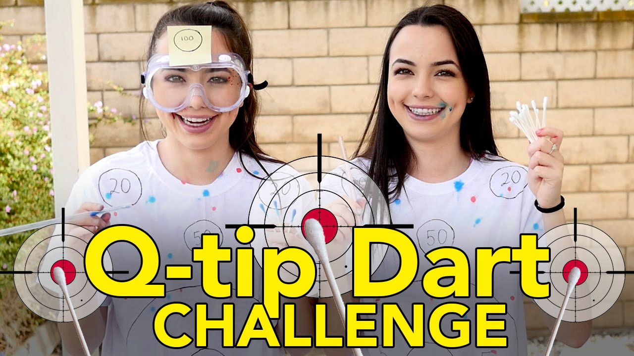 køn Imponerende uendelig Q-TIP DART CHALLENGE - MERRELL TWINS - YouTube