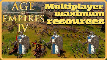Age of Empires 4 - Multiplayer: Without cheats - Full Resources Rush!