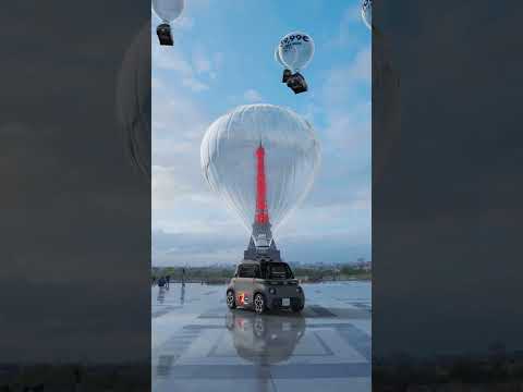Citroën Ami X the Eiffel Tower