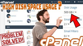 how to solve disk space usage exceeded in cpanel [step by step] ☑️