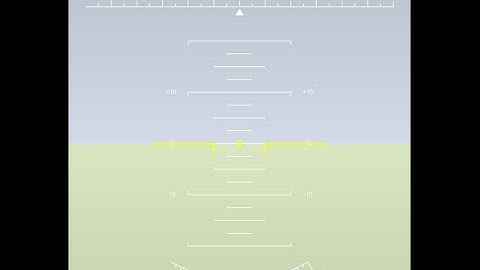 Artificial horizon (discontinuities test)
