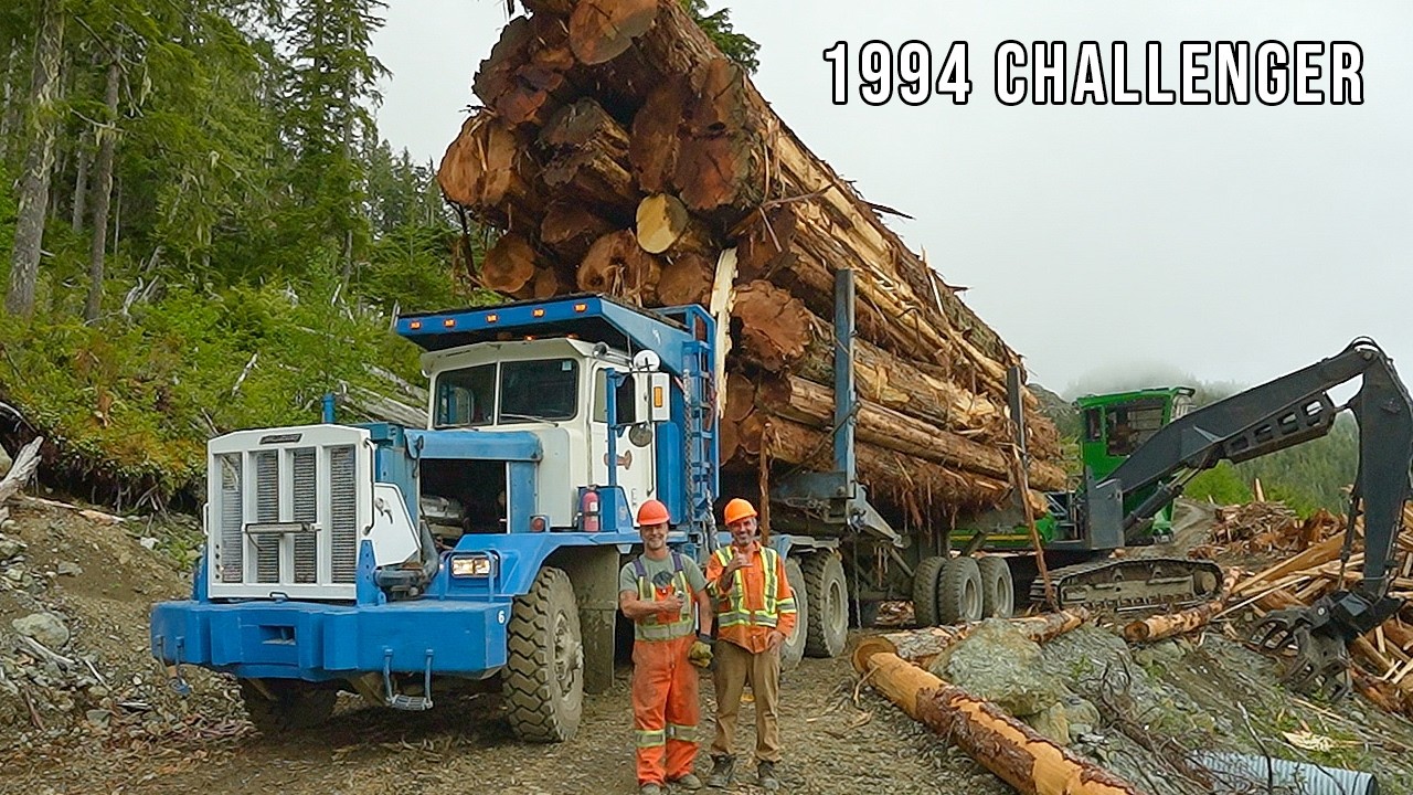 extreme logging trucks challenger visual reference 1