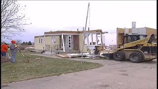 Stratford cleans up after deadly F3 tornado on Nov. 12, 2005