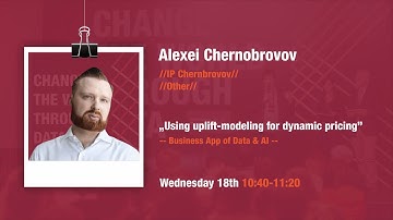 [DSC Europe 2020] Using uplift modeling for dynamic pricing - Alexei Chernobrovov