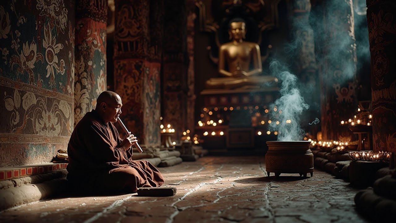 Tibetan Flute for Deep Healing Music & Meditation | Relaxing Buddhist ...