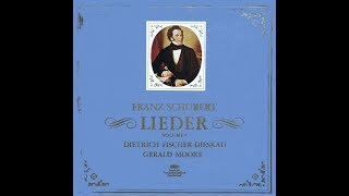 SCHUBERT   LIEDER VOLUME 1.  DIETRICH FISCHER DIESKAU,  GERALD MOORE    643 553