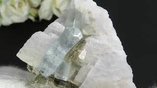 パキスタン スカルドゥ産 アクアマリンの結晶（原石）36.8g - cute stone -