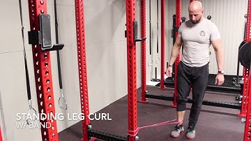 Standing Leg Curl w/ Band
