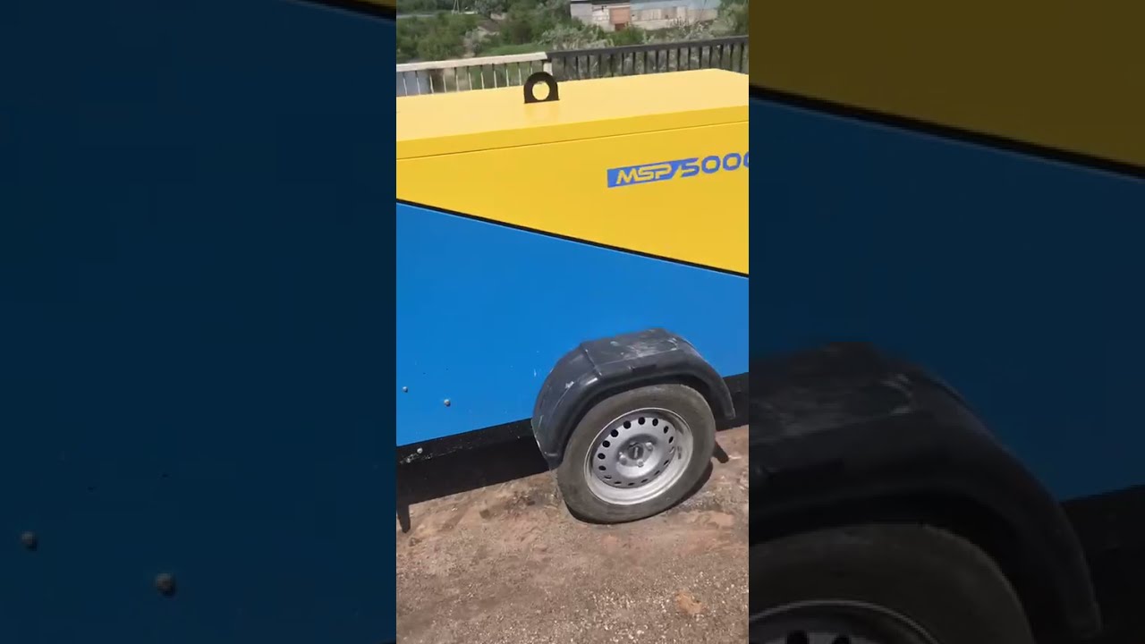 Компрессор для отбойных молотков - дизельный компрессор MAC3 MSP5000 video