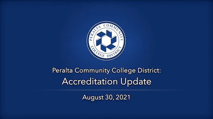 Accreditation Report Update: August 30, 2021