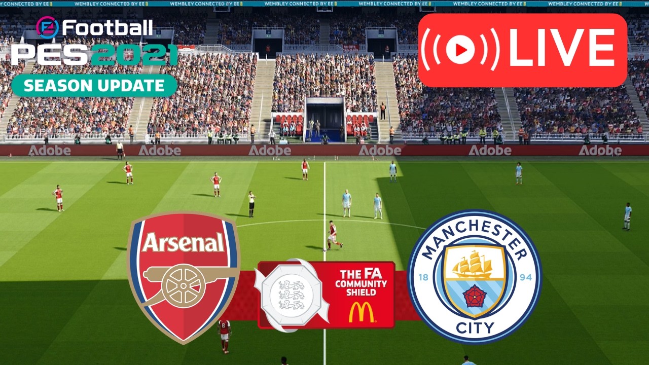 Arsenal FC vs Manchester City | FINAL - FA Community Shield 2026 | Full Match Simulation | PES 2021