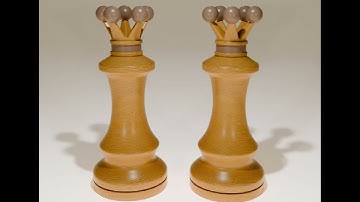 chess queen modeling timelapse blender 4.1