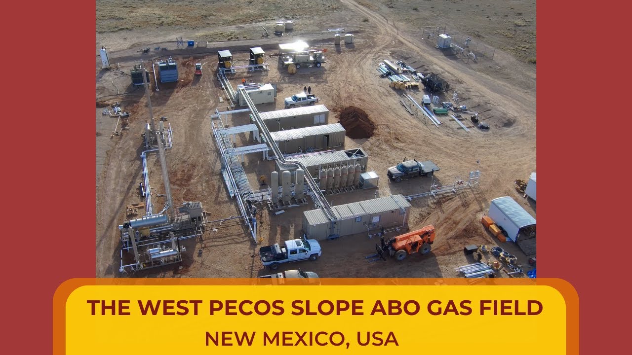 West Pecos Slope Abo Gas Field Flyover, December 2023 YouTube